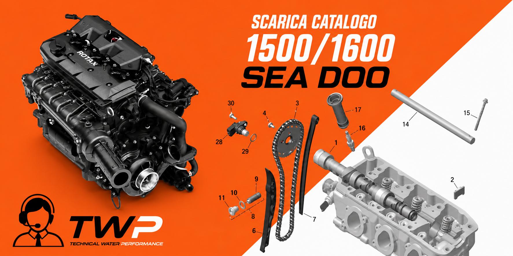 catalogo ricambi sea doo 1500/1600