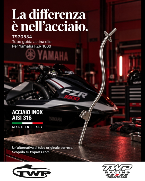 ASTINA QUIDA STECCA OLIO IN ACCIAIO INOX YAMAHA 1800  FZR GP FX