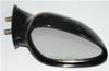 SPECCHIO SINISTRO  MODELLO ARROTONDATO SOLO NERO
