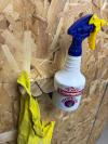 Porta spray e stracci in acciaio inox